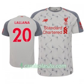Camisolas de Futebol Liverpool Adam Lallana 20 Equipamento 3ª 2018/19 Manga Curta